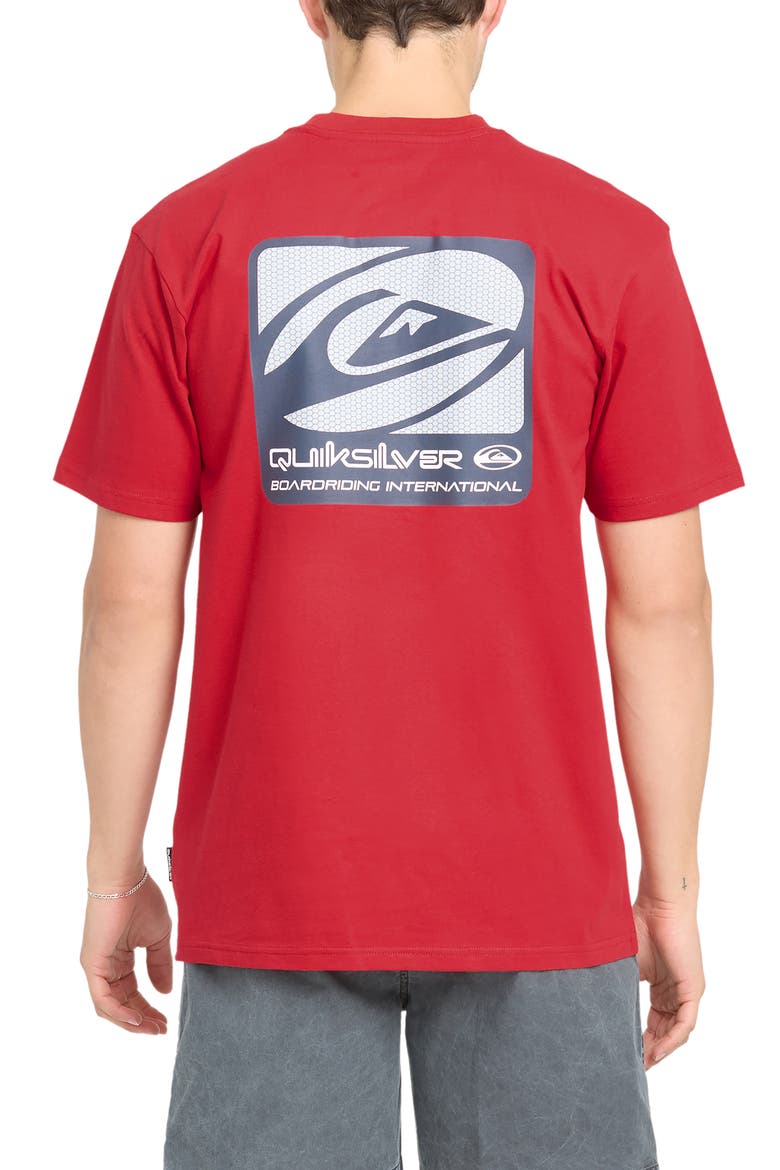 Out of Bounds Short Sleeve Graphic T-Shirt, Alternate, color, SALSA