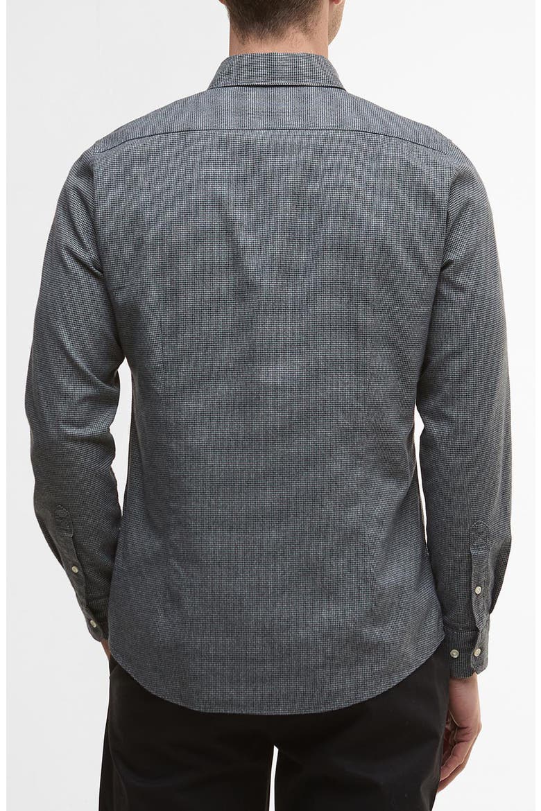 Turner Houndstooth Button-Down Shirt, Alternate, color, GREY MARL
