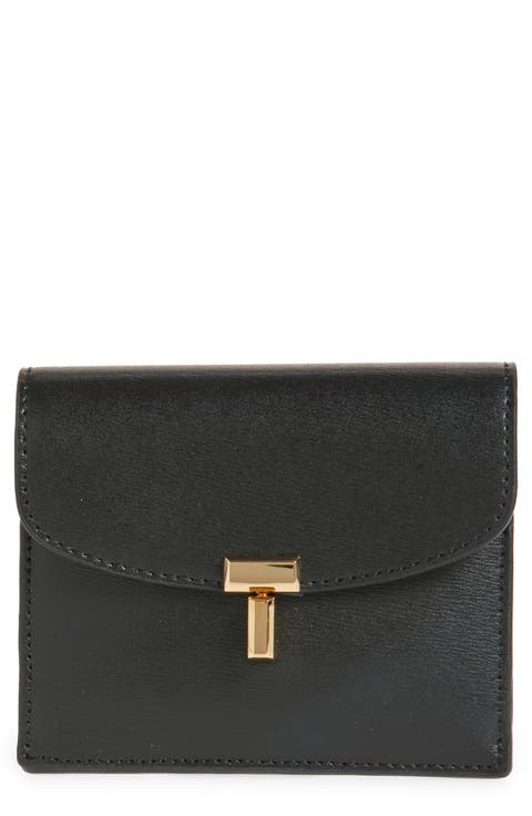 T-Lock Leather Card Holder