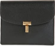 TOTEME T-Lock Leather Card Holder