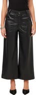 FIFTEEN TWENTY Rylee Faux Leather Wide Leg Crop Pants