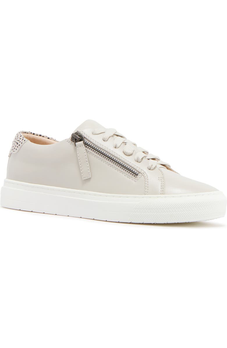 FRANKIE4 Billie Zip Sneaker, Main, color, Bone/ Leopard Spot Print