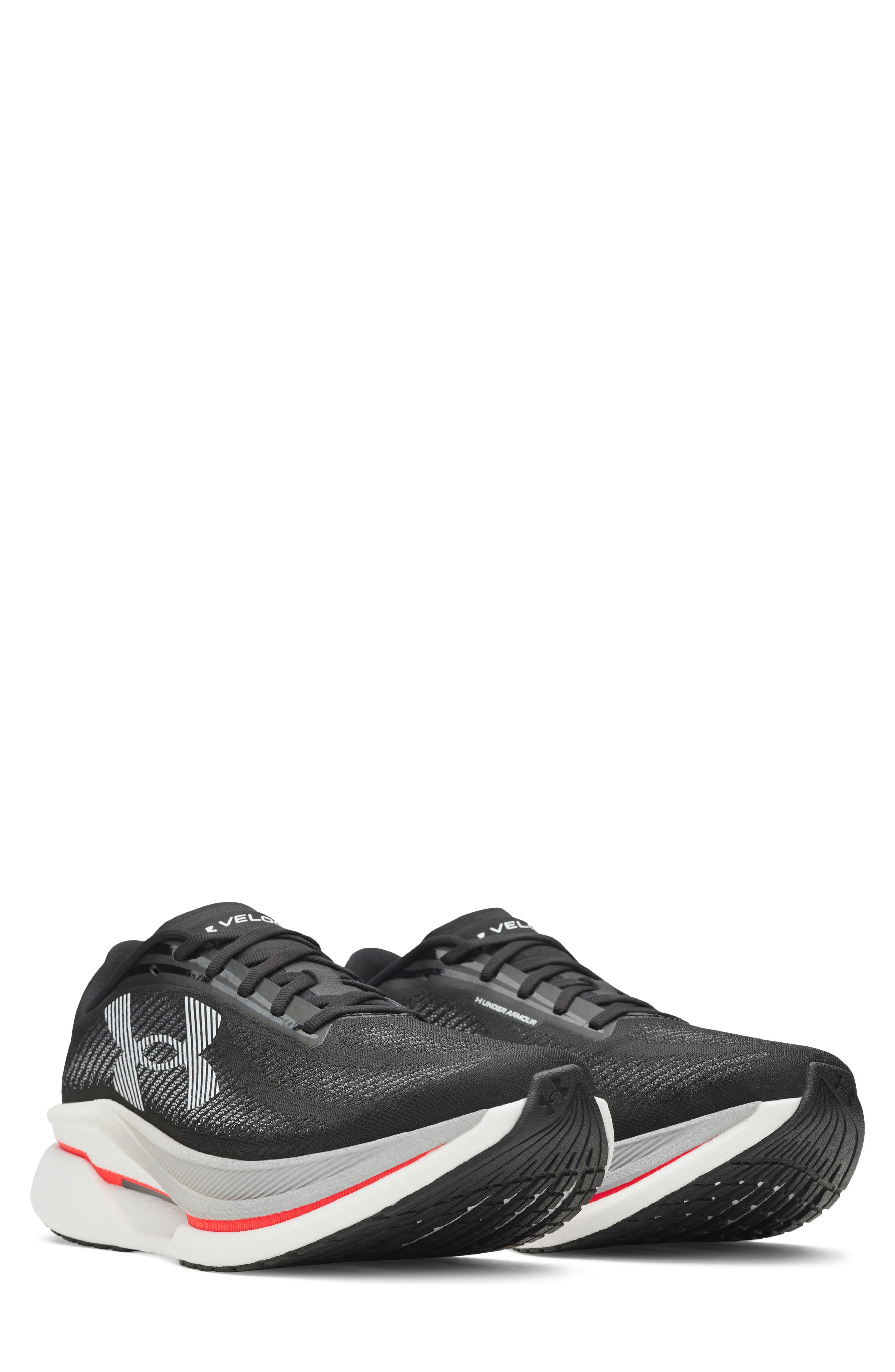 Under Armour Gender Inclusive UA Velicit Pro 2 Running Shoe, Main, color, Black