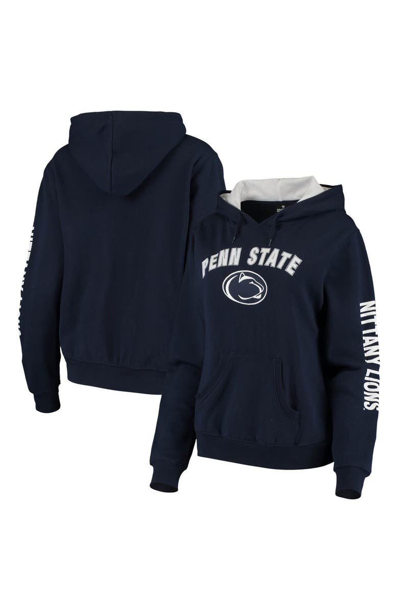 COLOSSEUM Women's Colosseum Navy Penn State Nittany Lions Loud and Proud Pullover Hoodie, Main, color, Navy