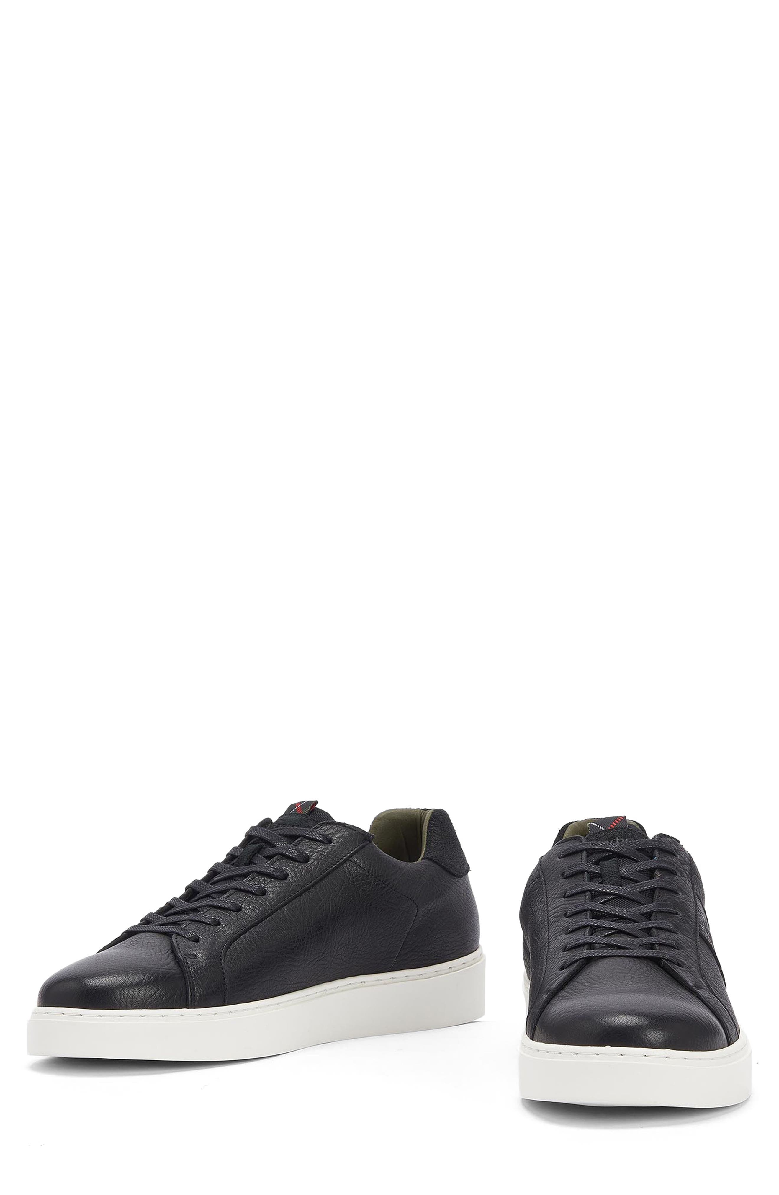 Barbour Ponting Sneaker, Alternate, color, Black
