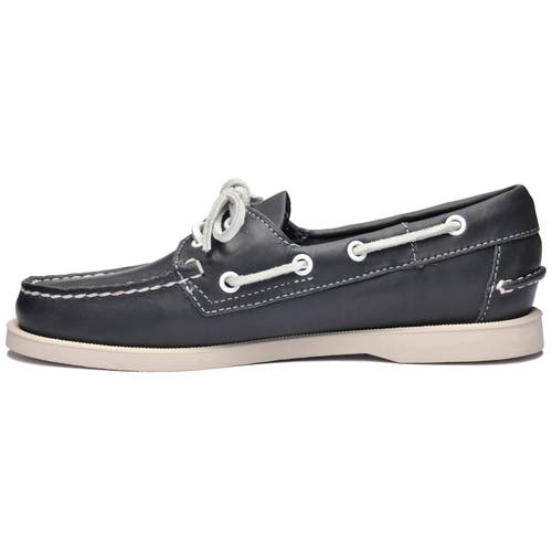 Sebago Dockside Portland Boat Shoes In Blue