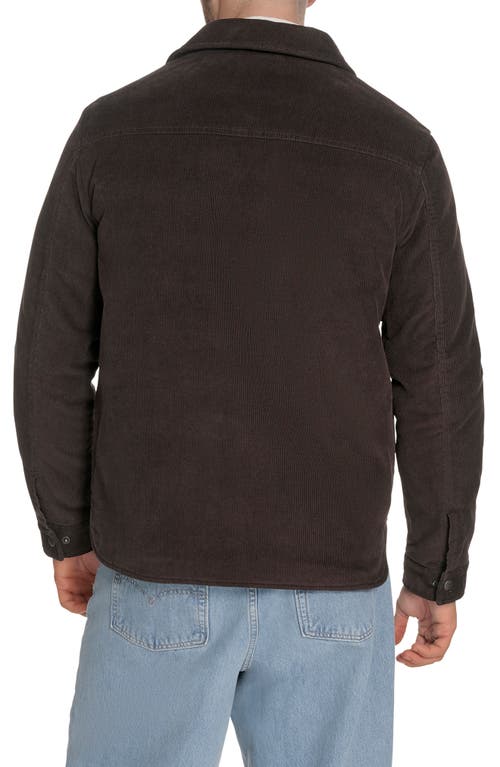 Levi's Corduroy Insulated Zip-up Jacket In Brown