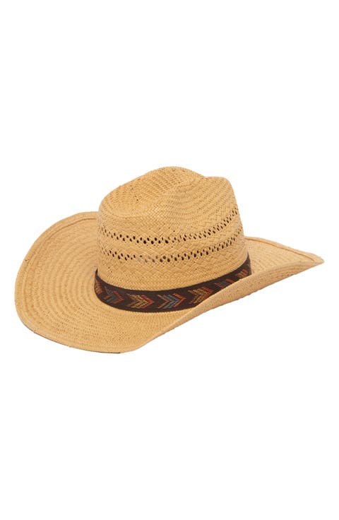 Embroidered Band UPF 50+ Cowboy Hat