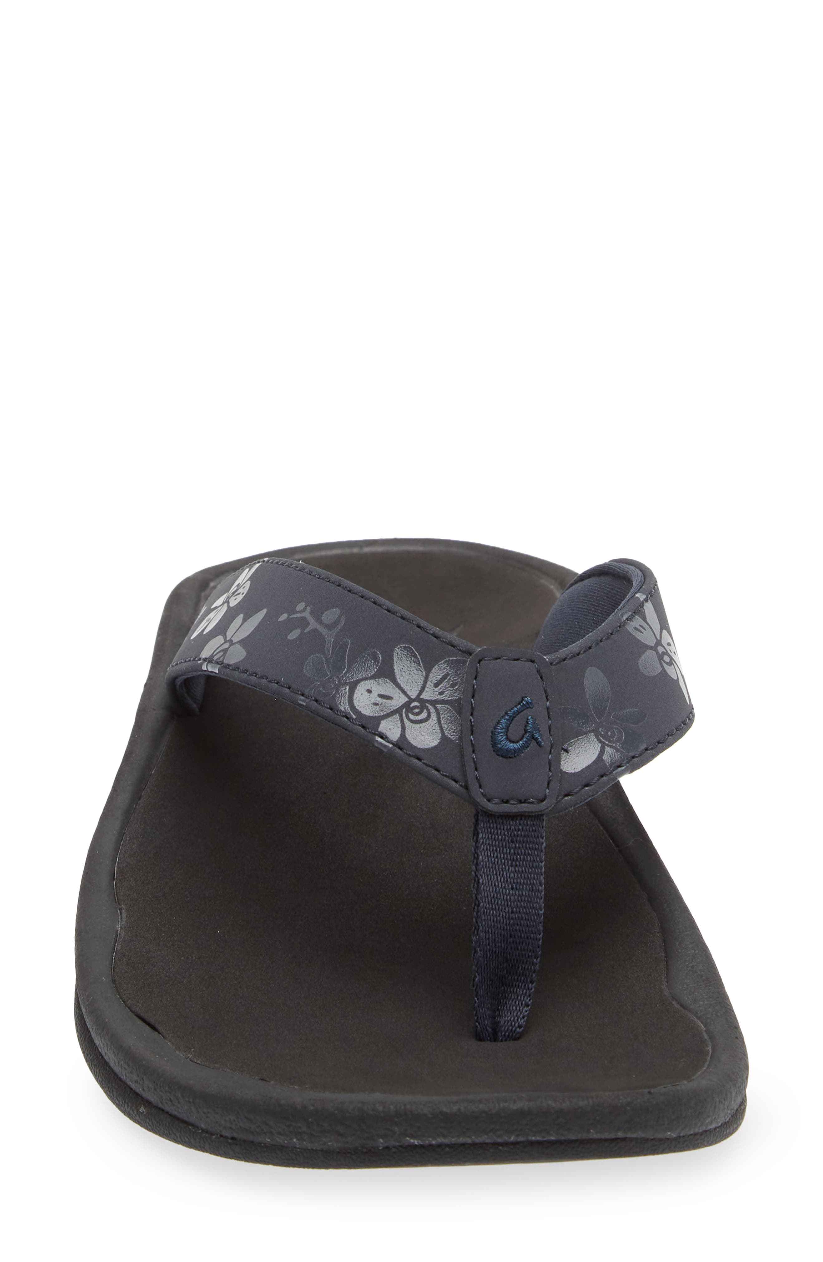 OluKai Ohana Flip Flop, Alternate, color, Trench Blue/ Orchid