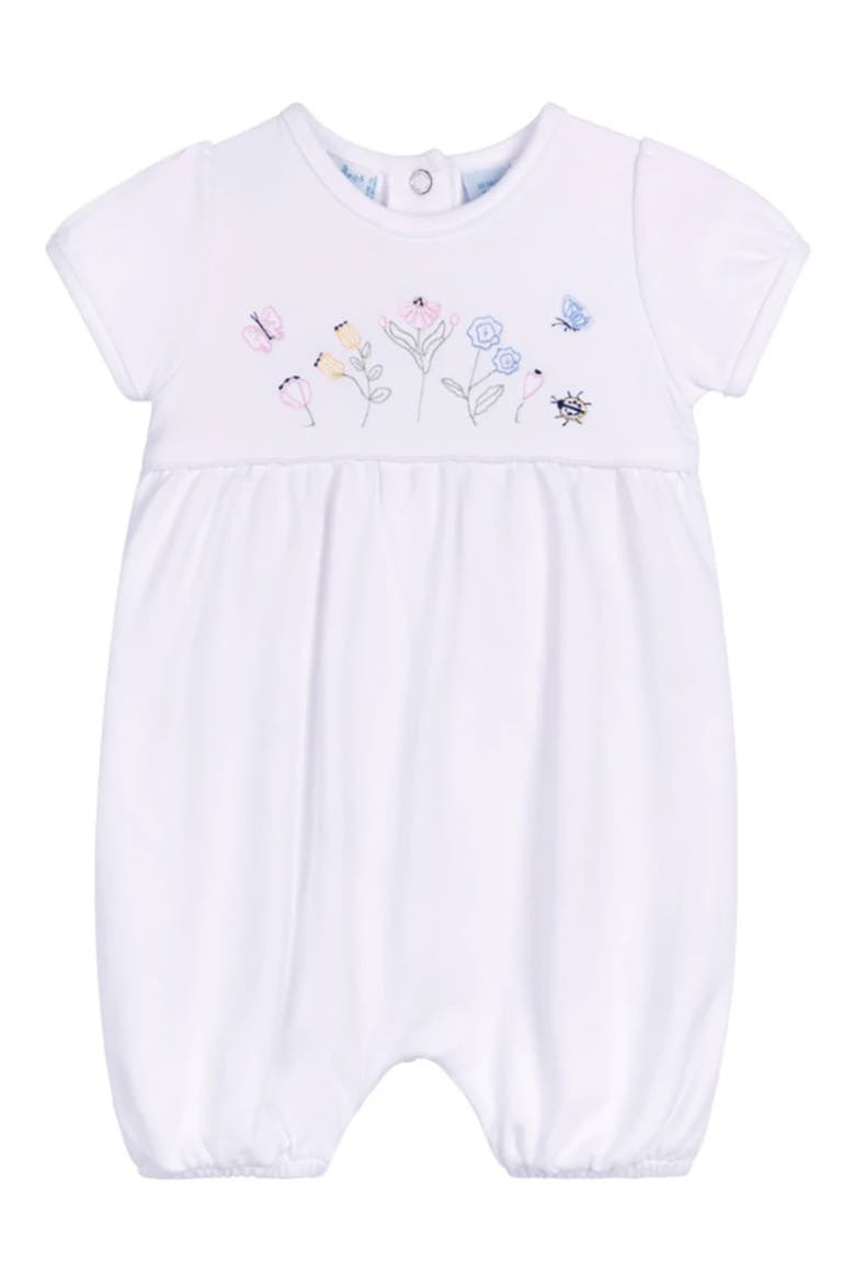 Garden Cotton Romper, Main, color, WHITE