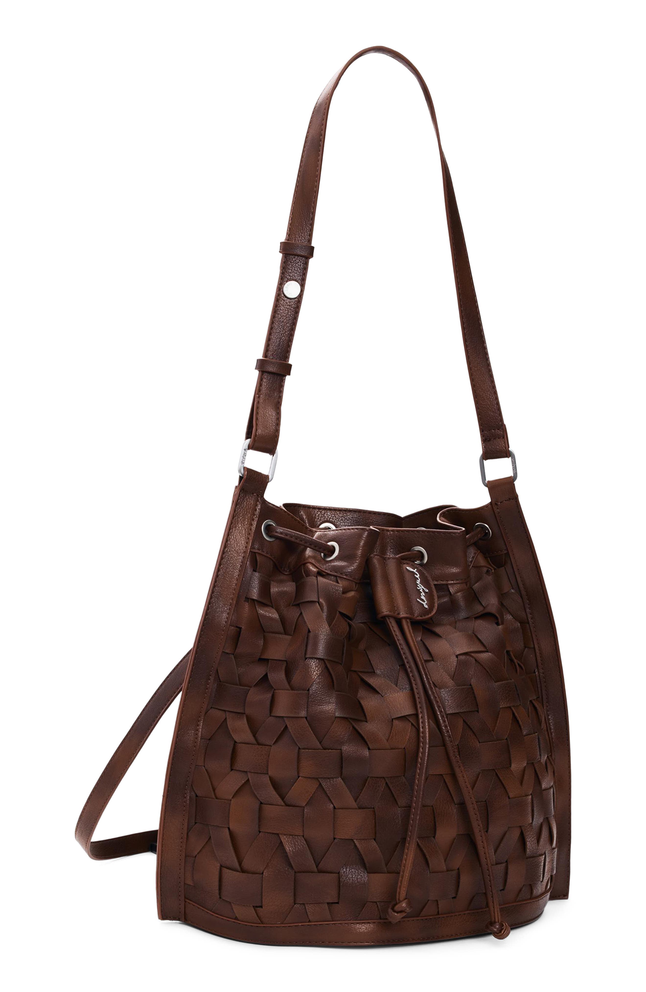 Desigual Medium Faux Leather Backpack, Alternate, color, 