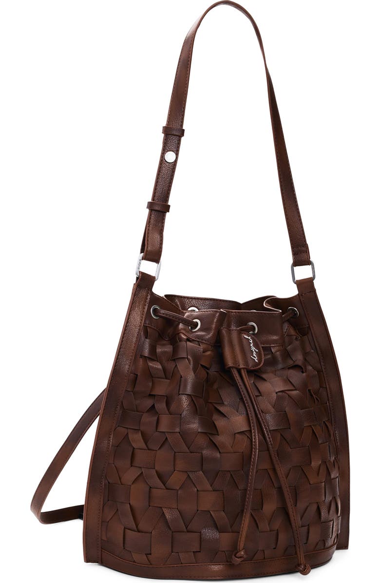 Desigual Medium Faux Leather Backpack, Alternate, color,