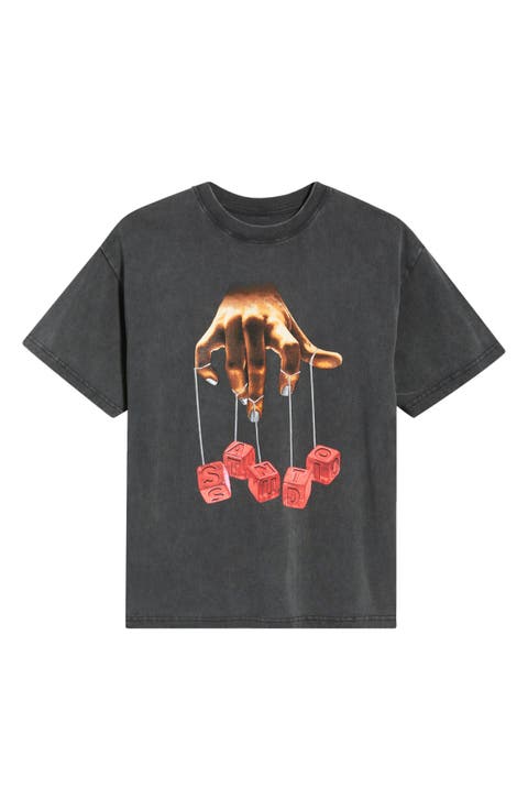 Dice Hand Graphic T-Shirt