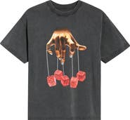 SANTO STUDIO Dice Hand Graphic T-Shirt