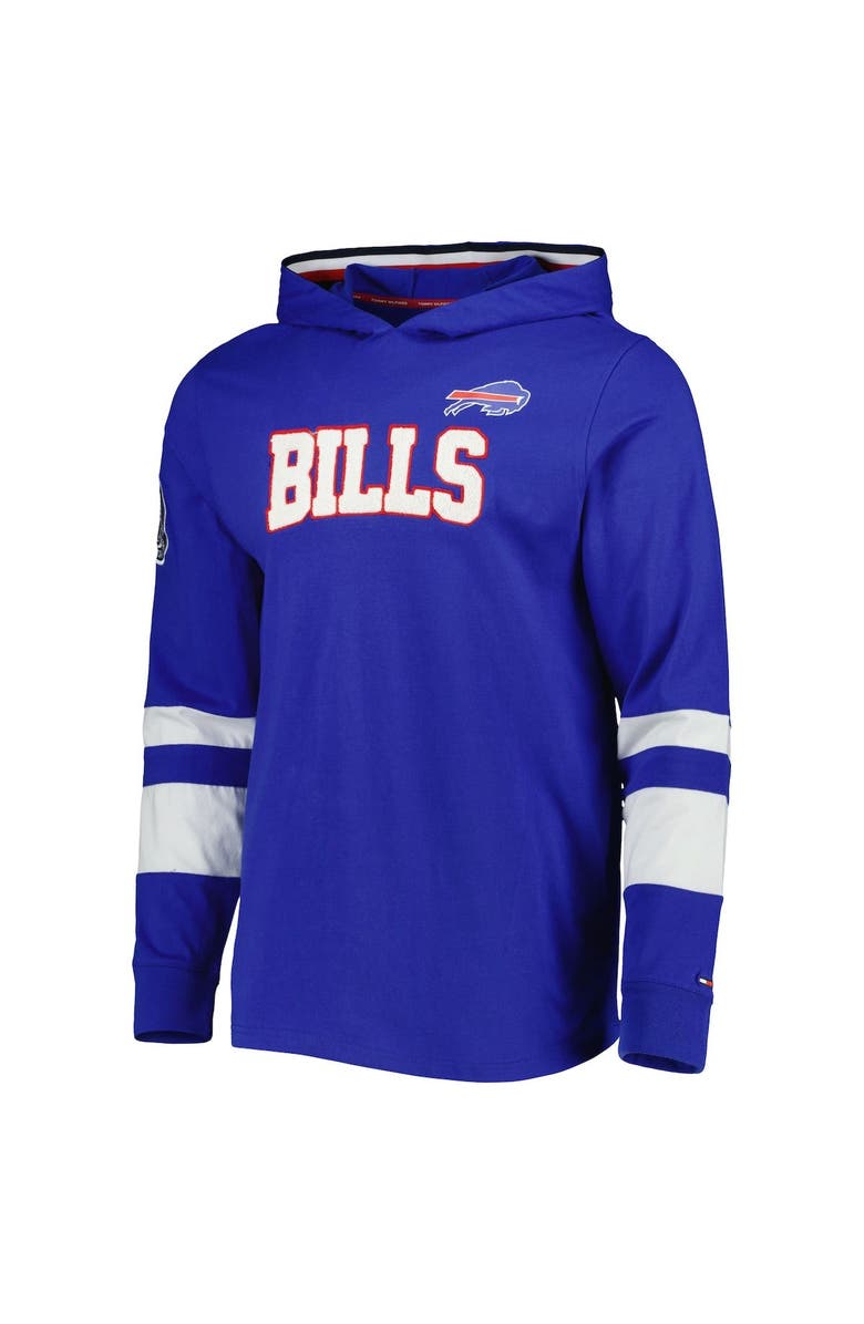 Tommy Hilfiger Men's Tommy Hilfiger Royal/White Buffalo Bills Alex Long Sleeve Hoodie T-Shirt, Alternate, color, Royal