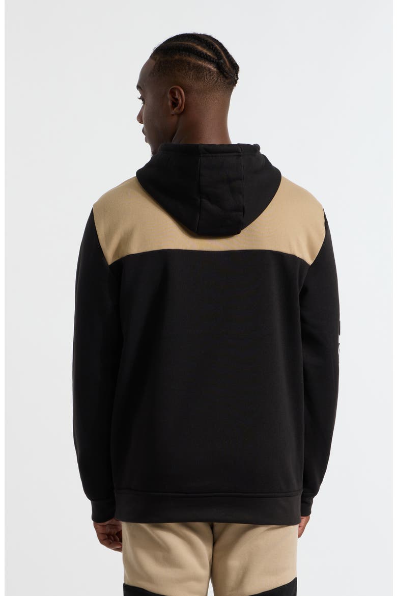 Prosperous Zip-Up Hoodie, Alternate, color, Black/Taupe