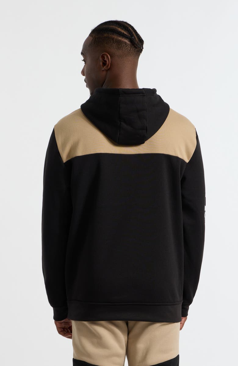 Ecko Unltd. Prosperous Zip-Up Hoodie, Alternate, color, Black/Taupe