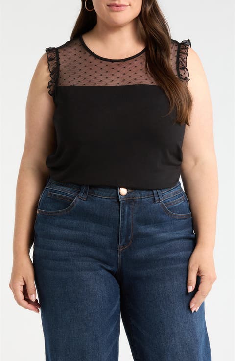 Mesh Dot Top (Plus)