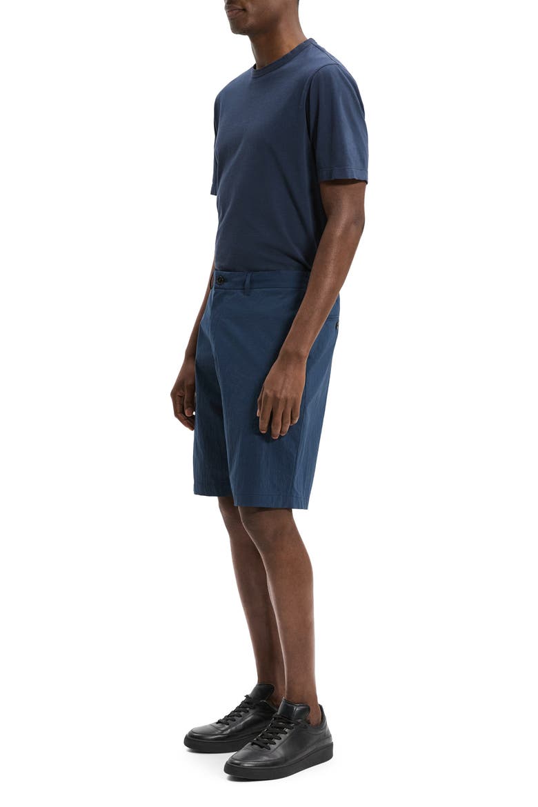 Flat Front Nylon Bermuda Shorts, Alternate, color, NOCTURNE NAVY