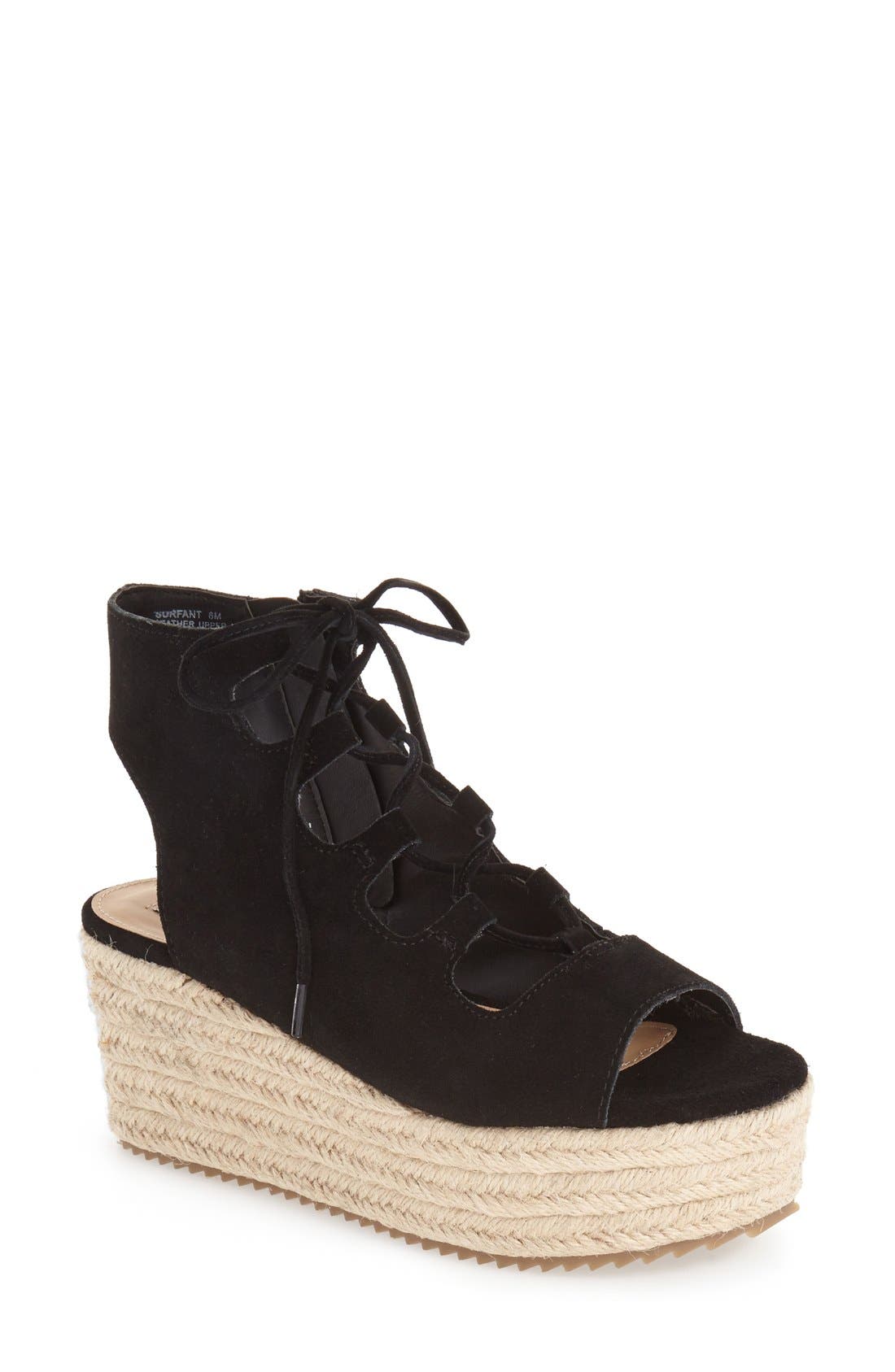 Steve Madden 'Surfant' Espadrille Wedge, Main, color, 