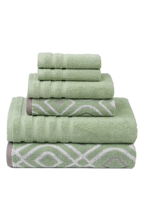 MODERN THREADS Yard Dyed Towel 6-Piece Set