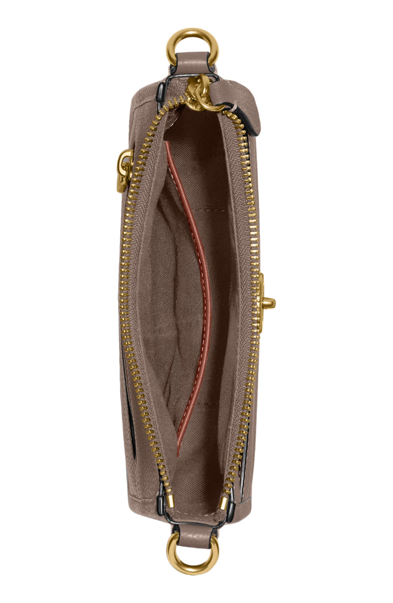 Chaise 10 Leather Crossbody Bag, Alternate, color, B4/ DARK STONE