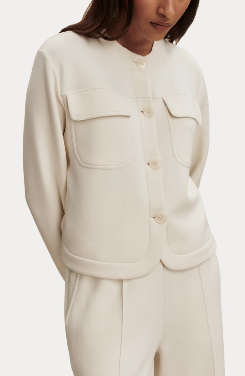 Varley Hartwell Button Front Sweater, Main, color, Pristine