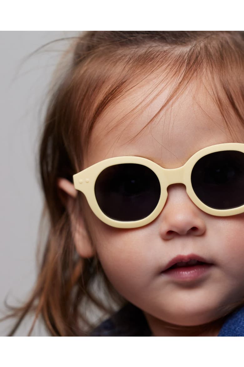 #C 38mm Square Kids Sunglasses, Alternate, color, Lemonade