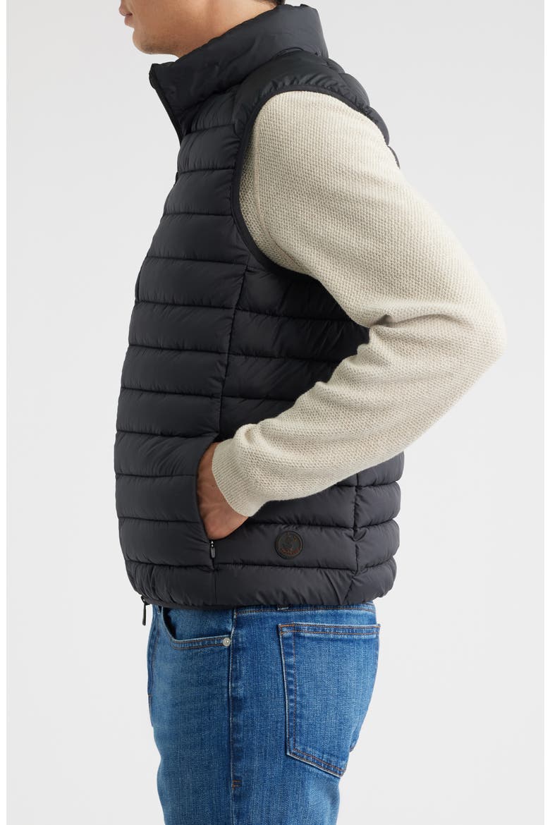 Rhus Water Resistant Puffer Vest, Alternate, color, BLACK