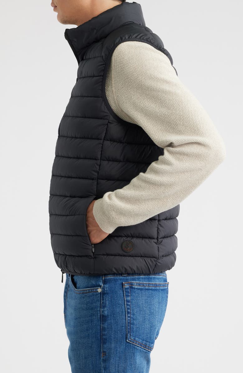 Save The Duck Rhus Water Resistant Puffer Vest, Alternate, color, Black