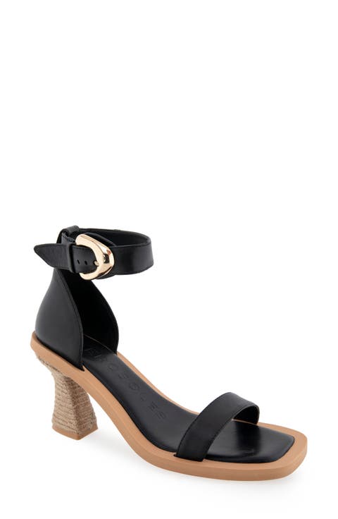 Calico Ankle Strap Sandal (Women)