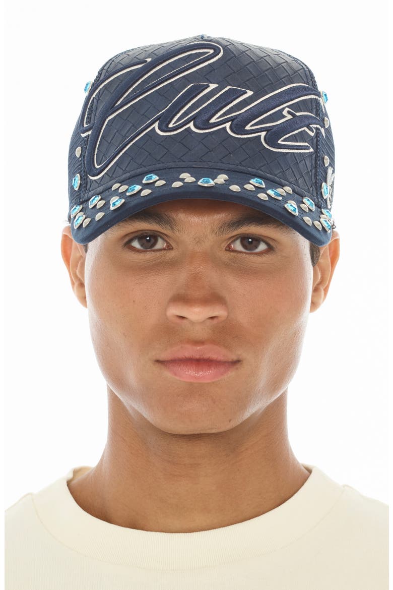 Mesh Back Trucker Baseball Cap, Alternate, color, NAVY