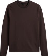 Robert Barakett Sorrell Long Sleeve Cotton Blend T-Shirt