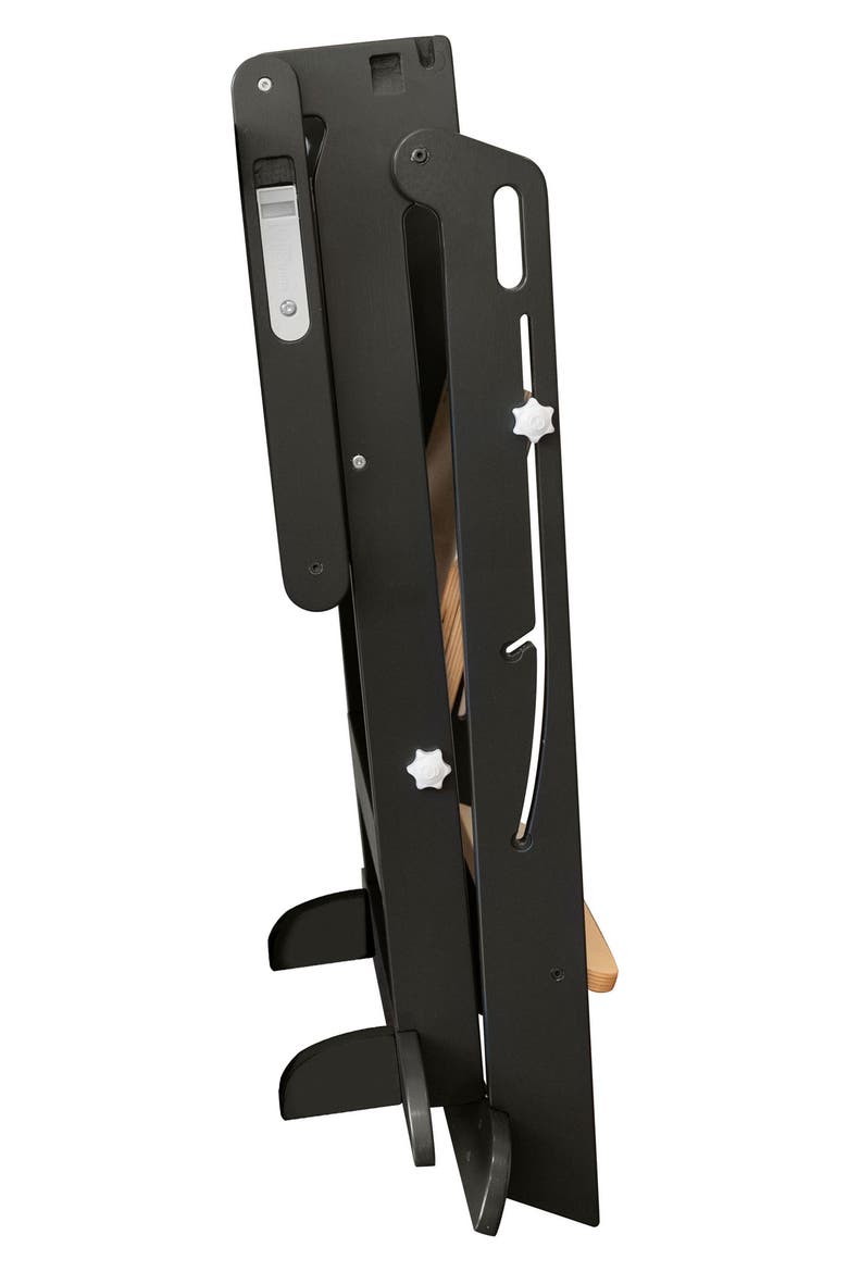Learn 'N Fold Learning Tower® Toddler Step Stool, Alternate, color, CHARCOAL W/ NATURAL