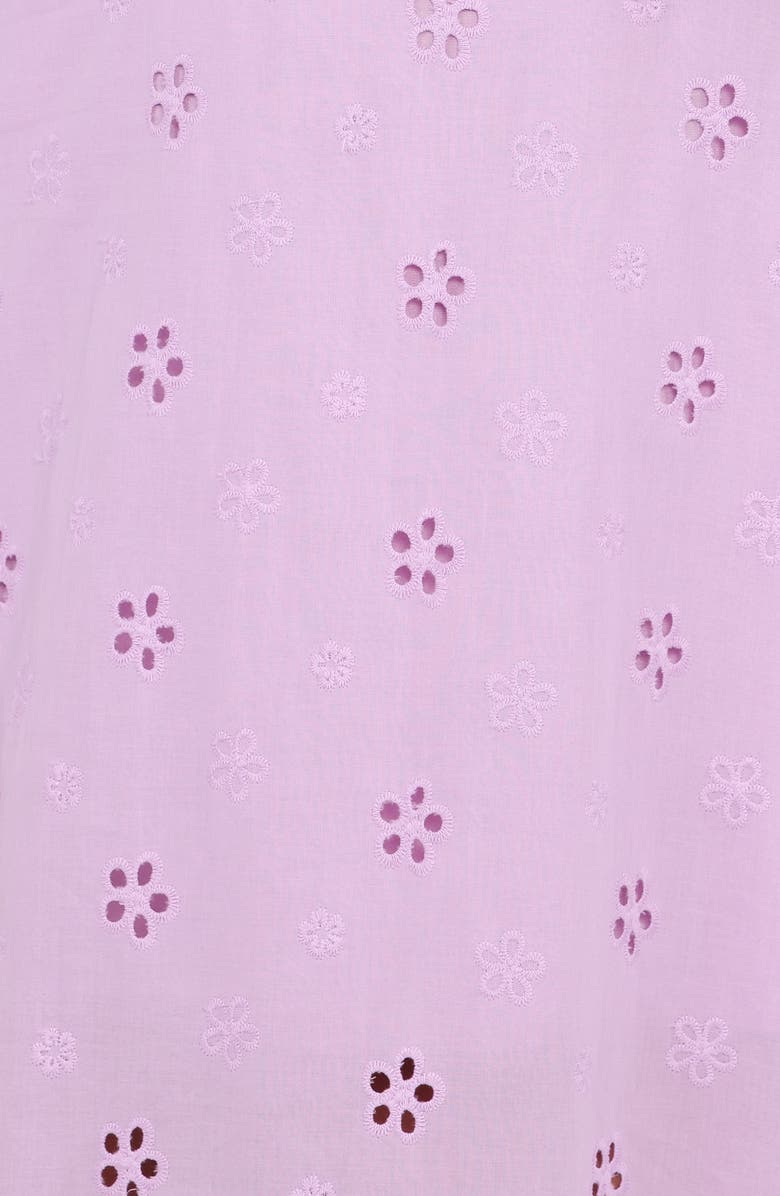 Petal & Pup Narcissa Eyelet Sleeveless Midi Dress, Alternate, color, Lilac