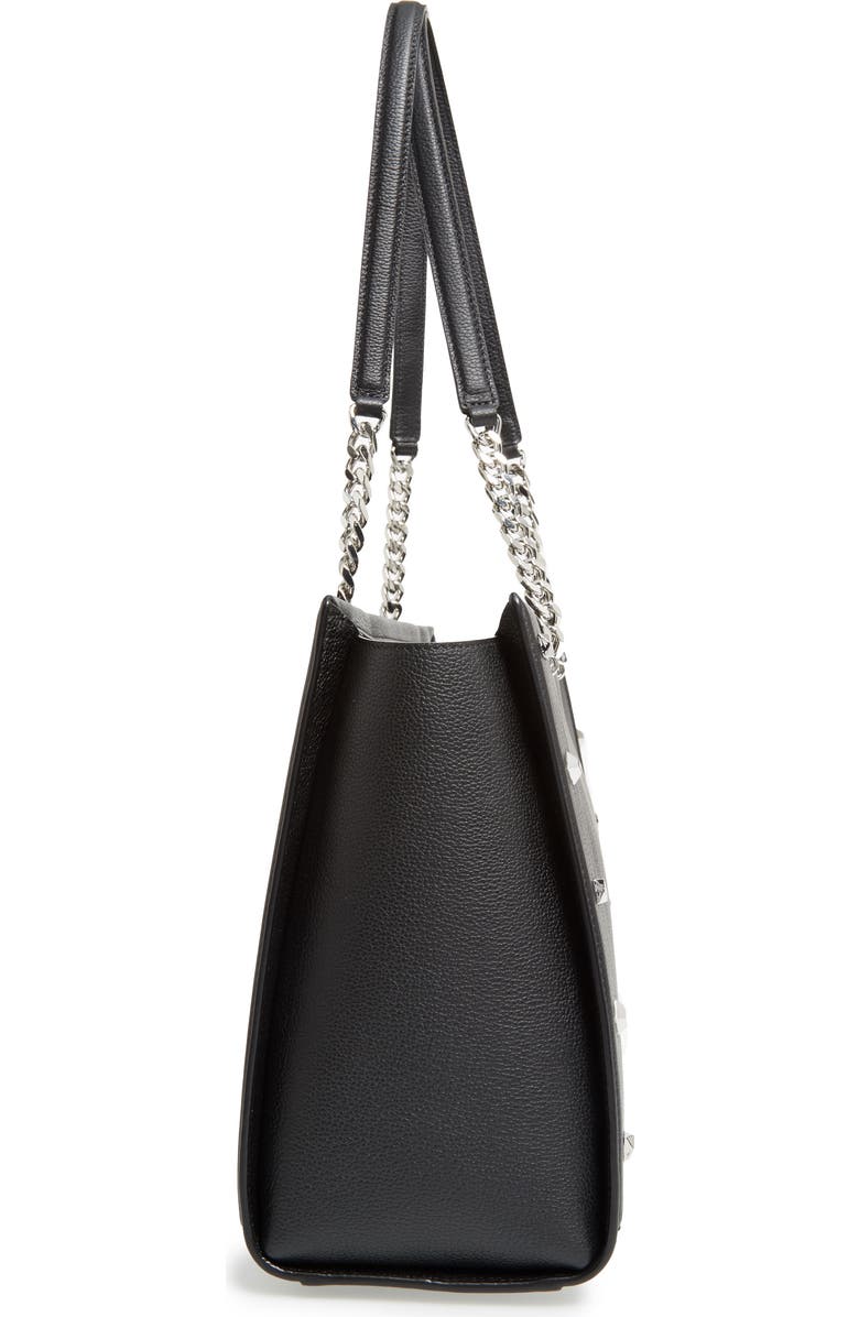 MCM Large Catherine Leather Tote, Alternate, color,