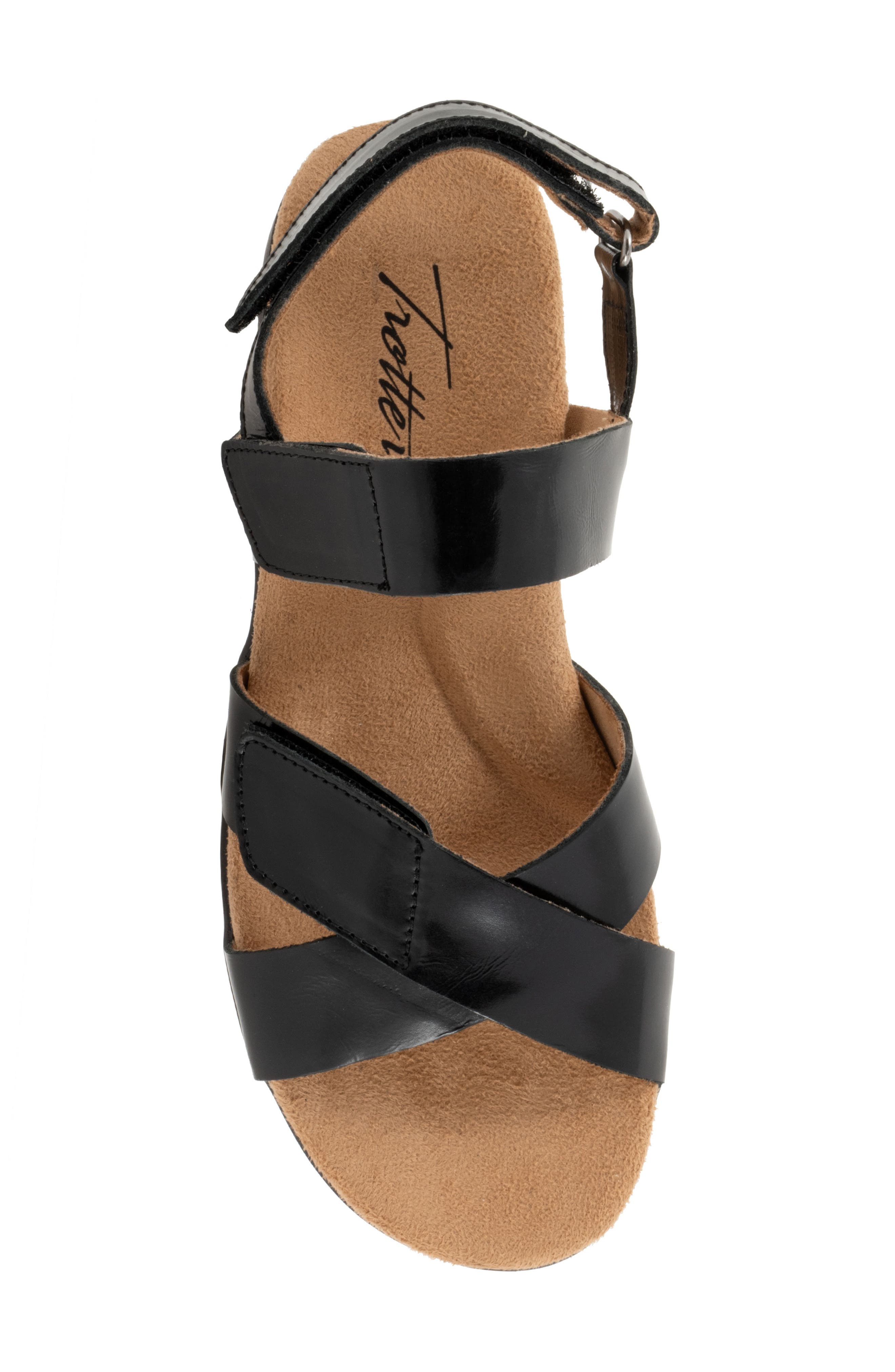 Trotters River Slingback Sandal, Alternate, color, Black