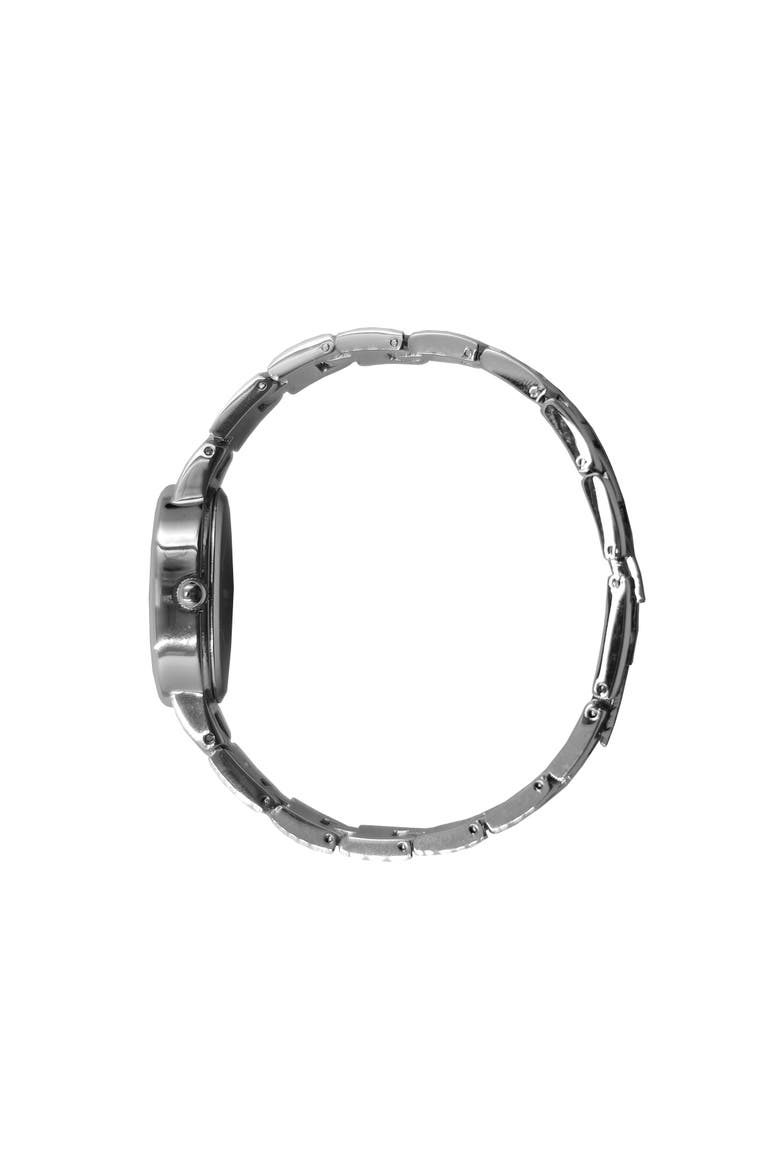 Sun Moon Oval Link Bracelet Watch- 30x25MM, Alternate, color, Silver