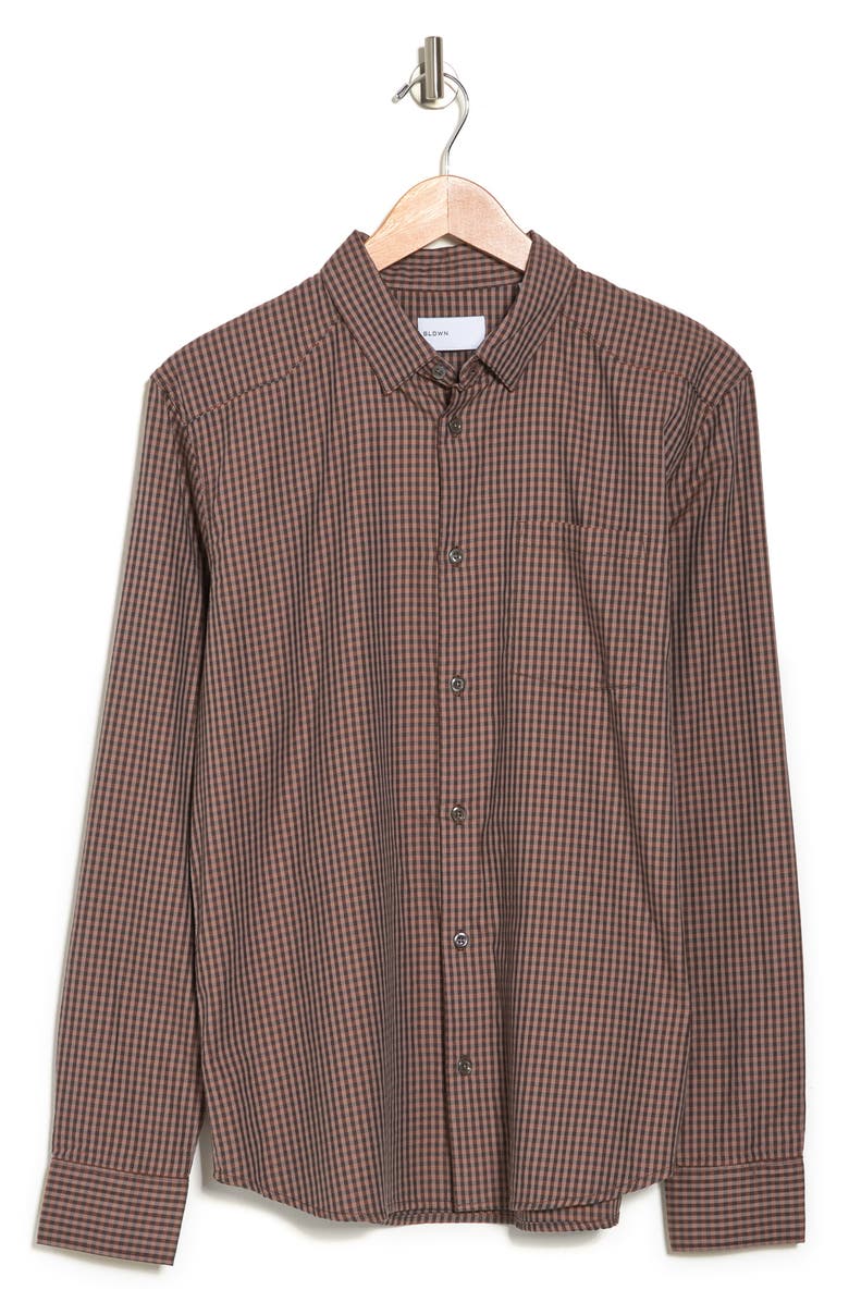 BALDWIN Check Print Long Sleeve Shirt, Alternate, color,