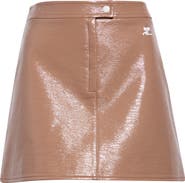 Courrèges Re-Edition Vinyl Miniskirt