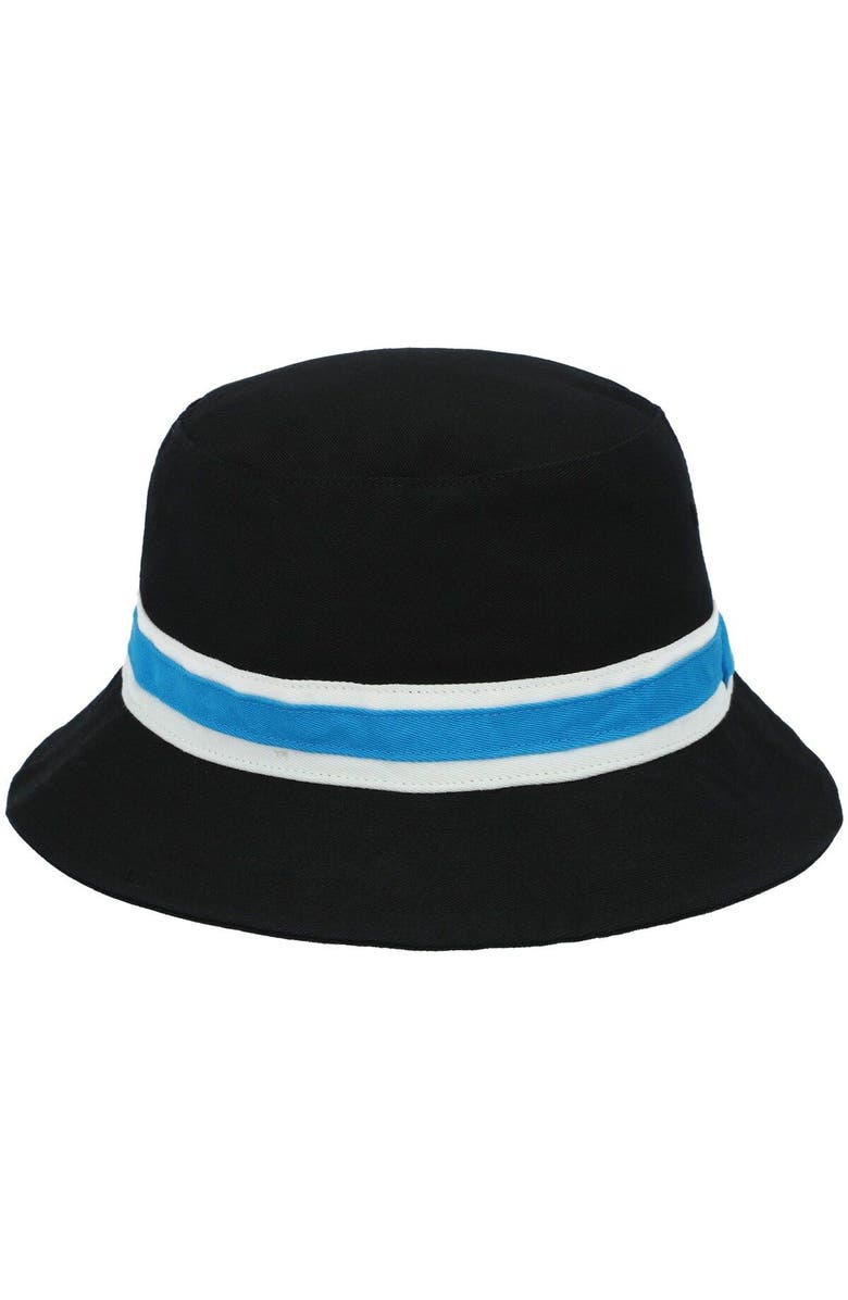 '47 Men's '47 Black Carolina Panthers Striped Bucket Hat, Alternate, color,