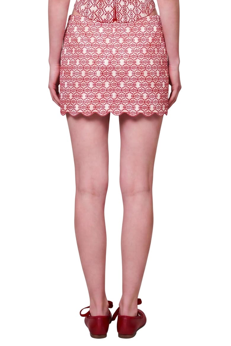 The Broderie Anglaise Edit Mini Skirt With Embroidery, Alternate, color, white