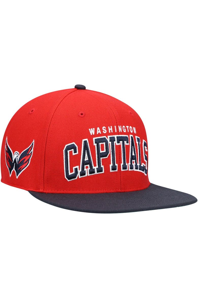 Men's '47 Red Washington Capitals Captain Snapback Hat, Alternate, color, RED