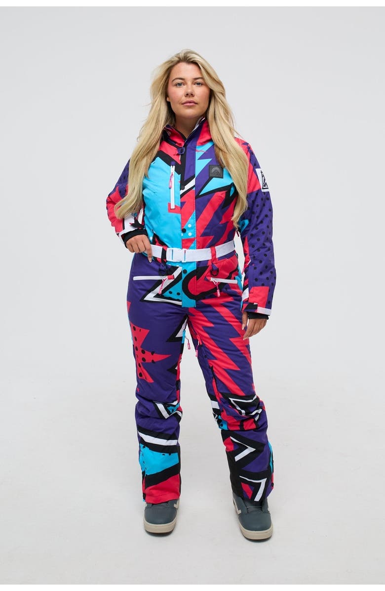 OOSC Fresh Prince Shaped Women's Ski Suit, Main, color, Multi-Colour
