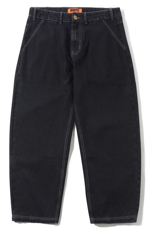 Butter Goods Scribble Denim Jeans in Washed Black 