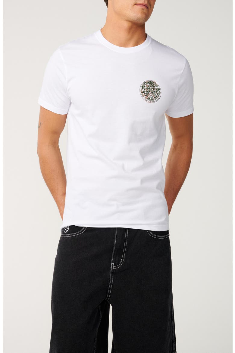 Wettie Passage Logo Cotton Graphic T-Shirt, Main, color, WHITE