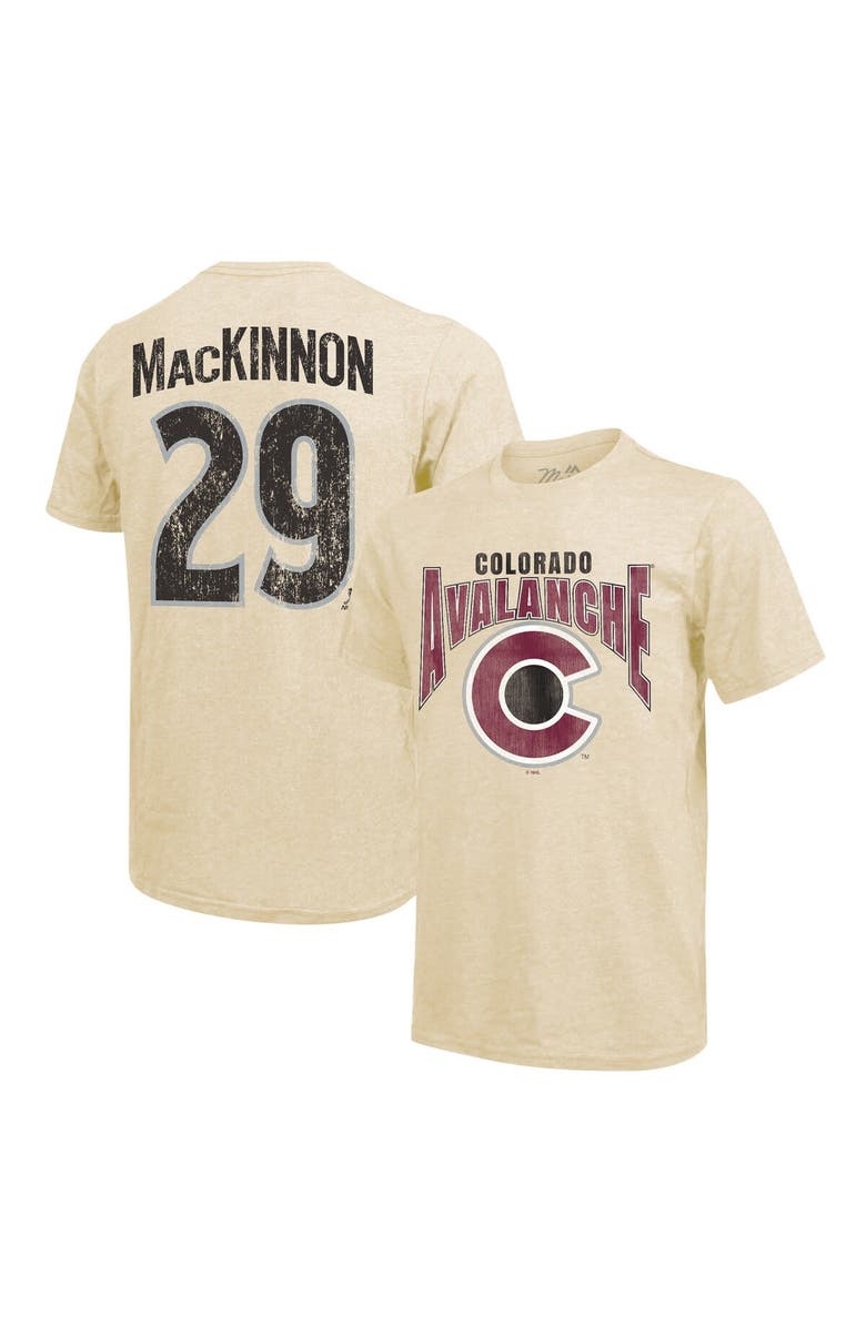 Majestic Threads Men
s Majestic Threads Nathan MacKinnon Cream Colorado Avalanche Dynasty Name
Number Tri-Blend T-Shirt, Alternate, color, Cream