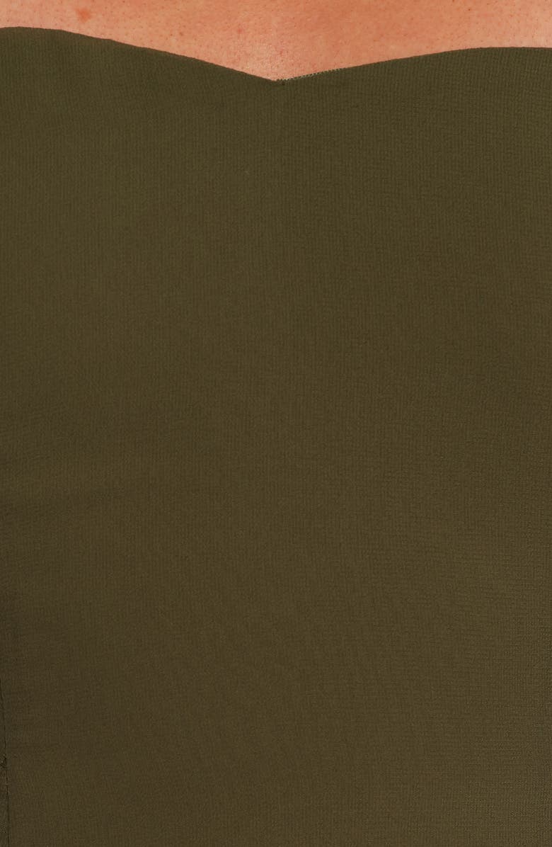 Petal & Pup Rayna Tie Strap Maxi Dress, Alternate, color, Olive