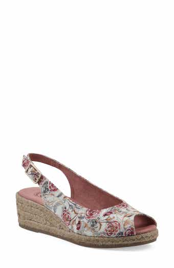 White Mountain Footwear Maize Slingback Wedge Sandal