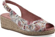 White Mountain Footwear Maize Slingback Wedge Sandal